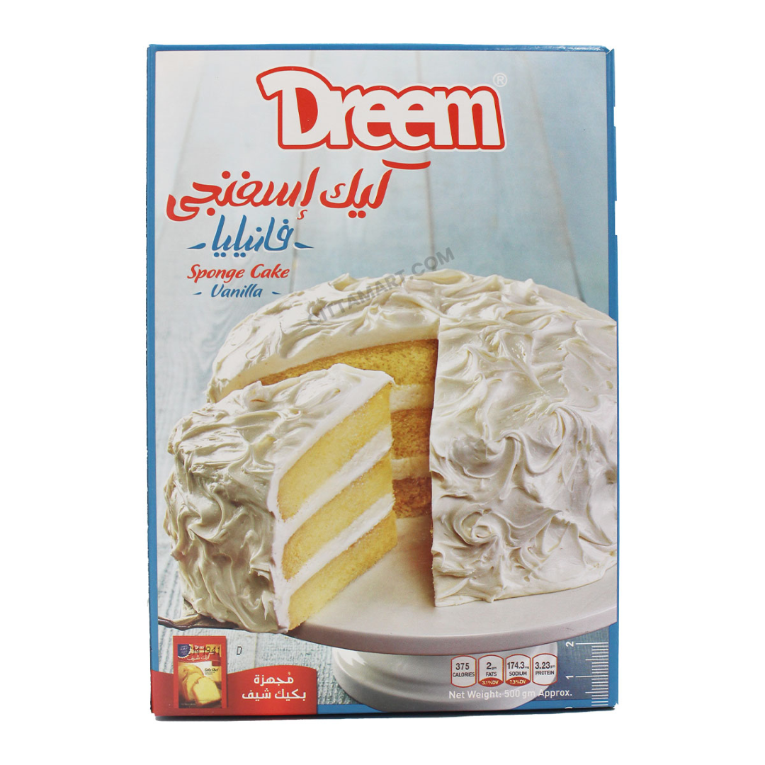 DREEM SPONGE CAKE MIX VANILLA 500G